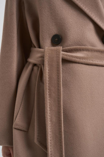 Cappotto doppiopetto Resina donna cammello - 6