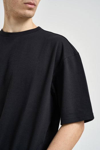 T-shirt uomo over nera - 3