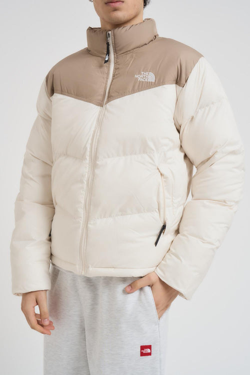 Piumino uomo Saikuru beige e panna