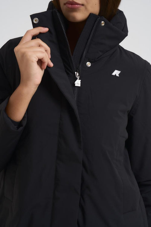 Giubbotto donna Marla St Warm lungo nero - 2