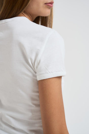 T-shirt donna girocollo T-Uncutie bianca - 6