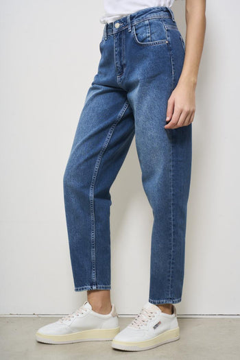 Jeans donna in denim scuro - 3