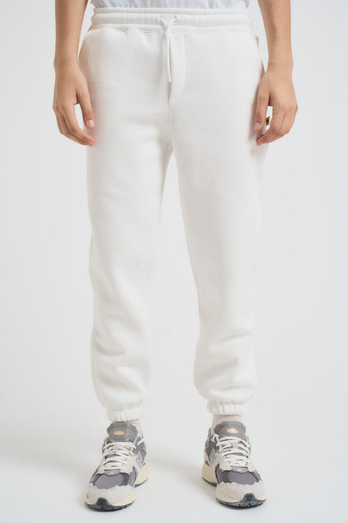 Pantalone tuta jogger uomo bianca