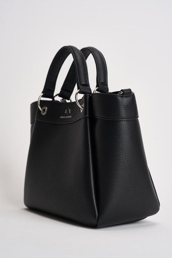 Borsa donna Shopping nera - 3