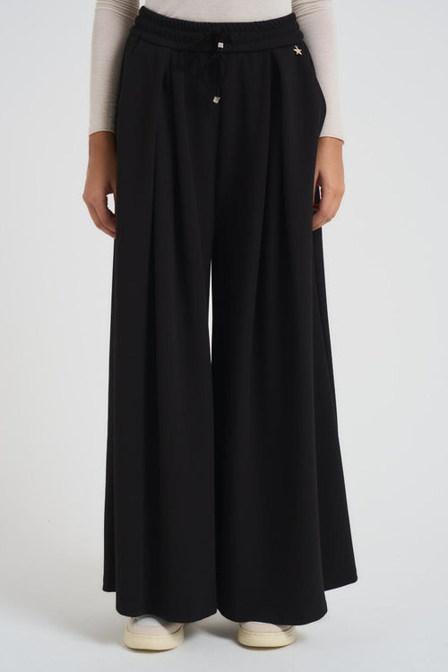 Pantalone donna over nero