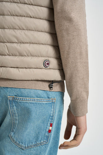 Gilet uomo piumino trapuntato beige - 6