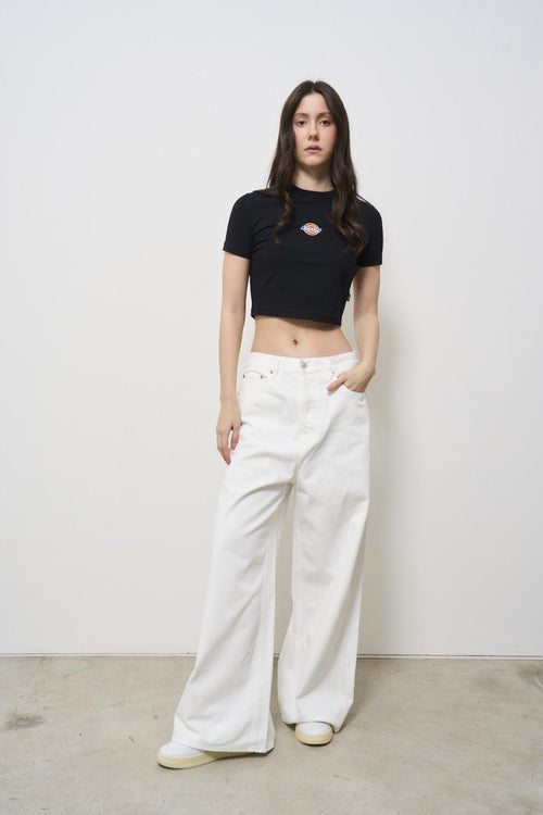 T-shirt donna nera
