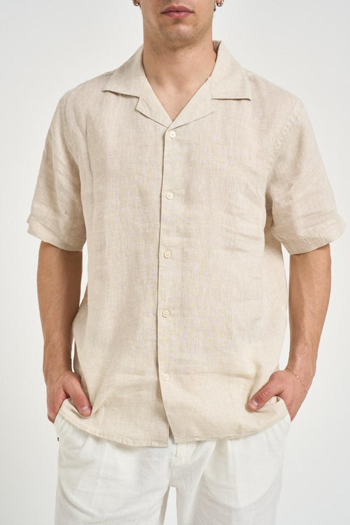 Camicia uomo in lino corda