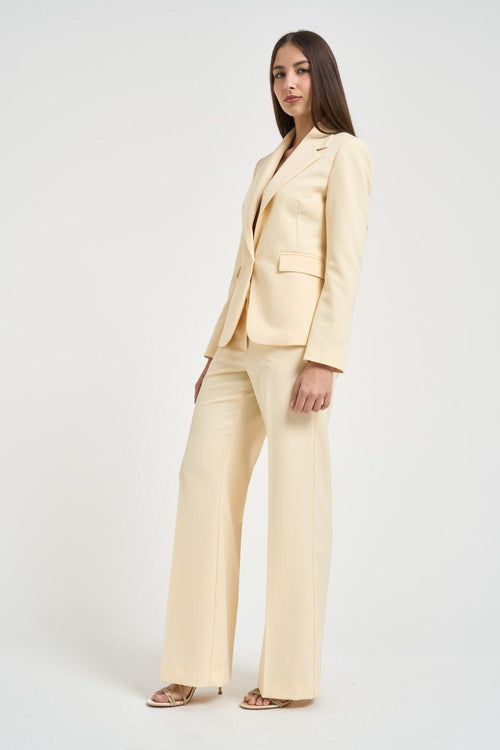 Tailleur donna giallo pastello - 2