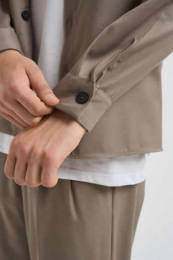 Camicia uomo tortora - 4