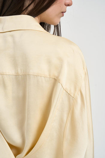 Camicia donna con dettaglio gialla - 5
