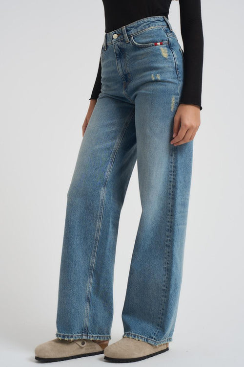 Jeans donna Linda in denim chiaro - 2