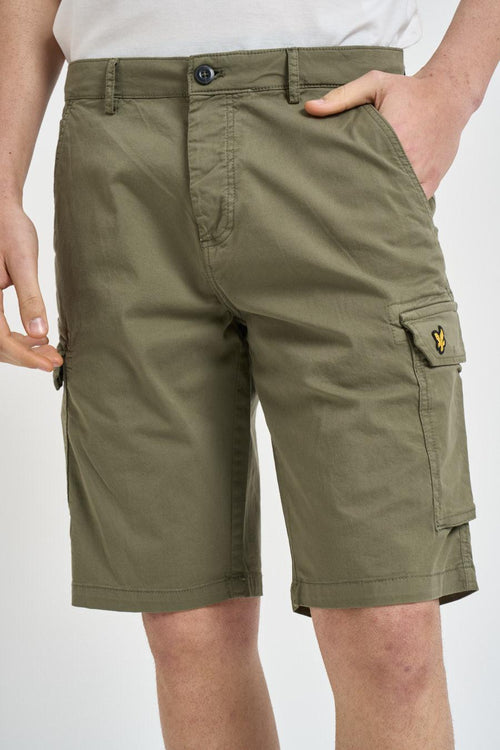 Bermuda cargo uomo verde