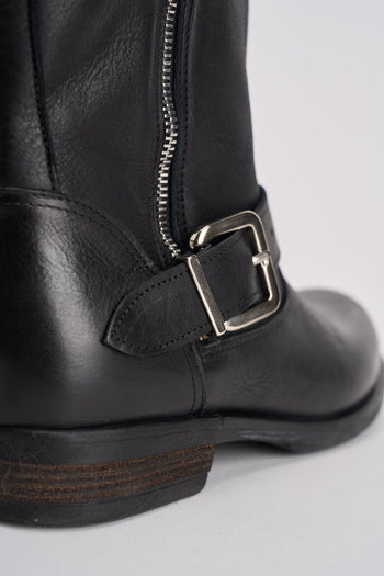 Stivale donna biker nero - 7