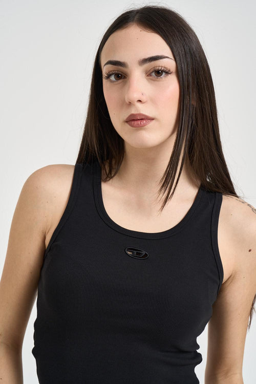 Top donna T-anky cropped nero - 2