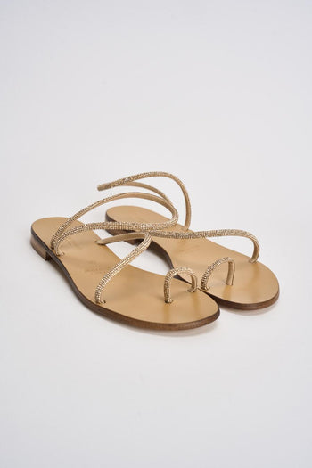 Sandali donna gioiello oro - 3