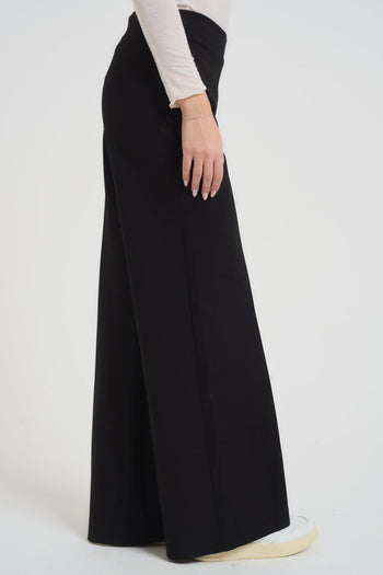 Pantalone donna a palazzo nero - 5