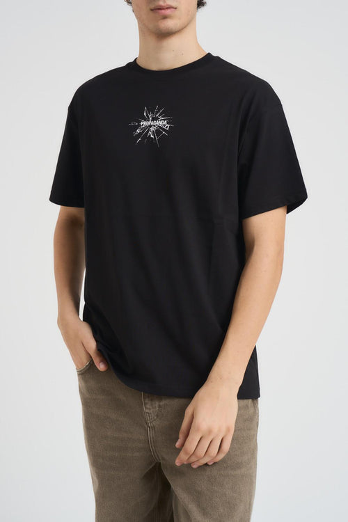 T-shirt uomo Ribs Glass Tee nera - 2