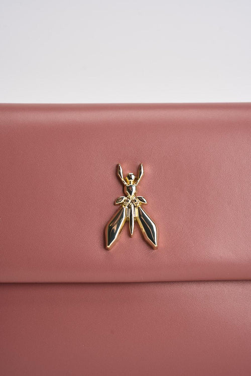 Clutch donna in pelle malva - 2