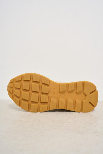 Sneakers donna beige e oro - 8