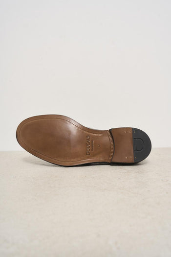Mocassino uomo in pelle marrone - 7