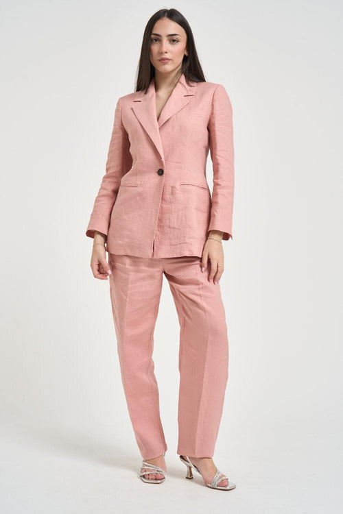 Giacca donna monopetto rosa - 1