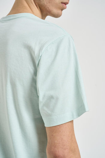 T-shirt uomo girocollo menta - 4