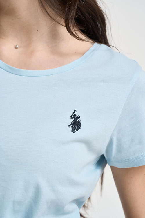T-shirt donna celeste - 2