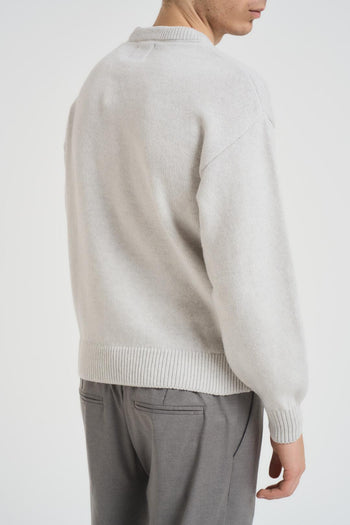 Maglia uomo grigia girocollo - 3