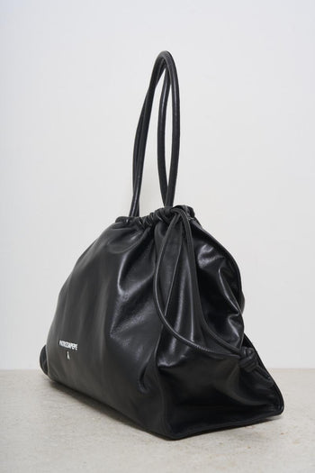 Black women's shoulder bag - 4