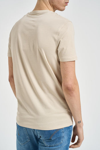 T-shirt uomo girocollo sabbia - 3