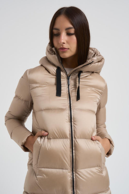 Piumino Geneva Jacket donna beige - 2