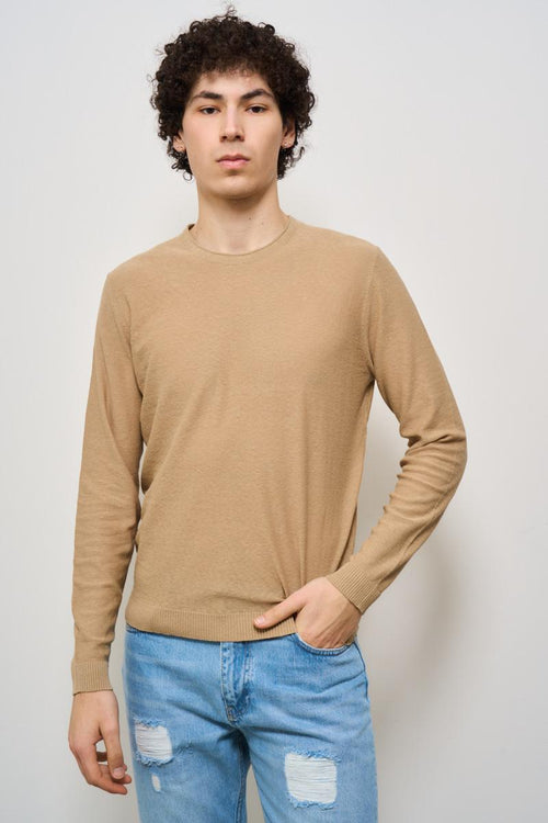 Maglia uomo beige