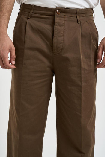 Pantalone uomo gamba dritta marrone - 3