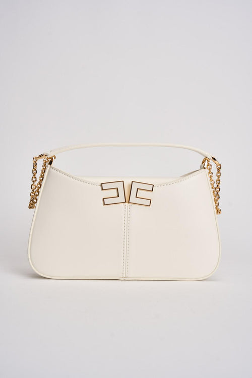 Borsa donna a spalla avorio