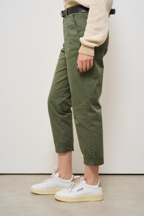 Pantalone donna regular verde - 2
