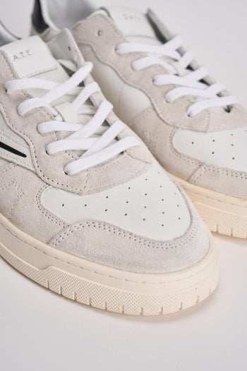 Sneakers uomo Torneo bianche e nere - 4