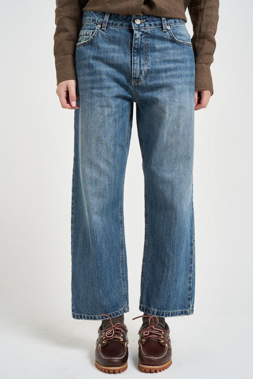 Jeans donna Frida in denim blu