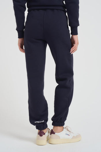 Pantalone tuta jogger donna blu - 5