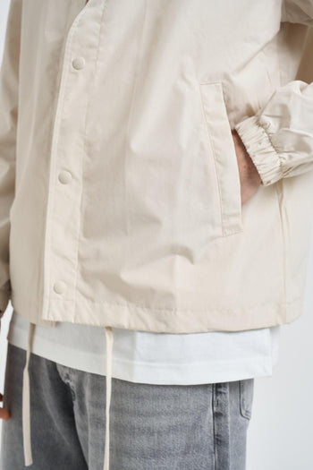 Giubbotto uomo stile camicia panna - 4