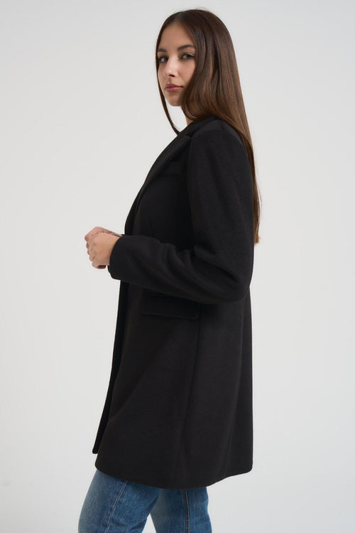 Cappotto donna midi nero - 2
