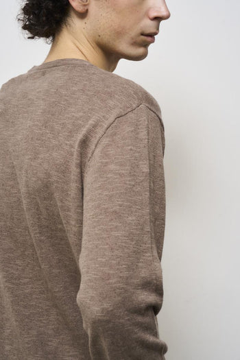 Men's turtleneck sweater in dove grey - 6