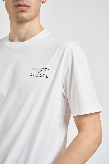 T-shirt uomo girocollo bianca - 3