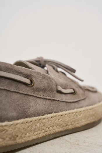 Mocassino uomo 1933 in suede tortora - 6