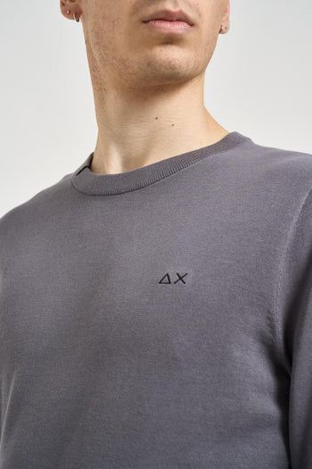 Maglia uomo girocollo grigia - 3