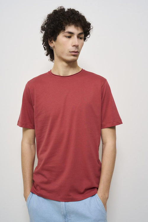 T-shirt uomo girocollo rossa