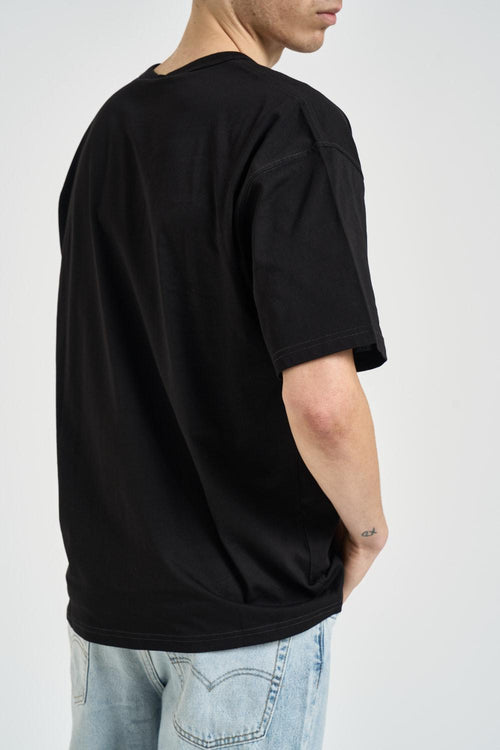 T-shirt uomo girocollo nera - 2