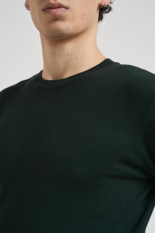 Maglia uomo girocollo verde - 2