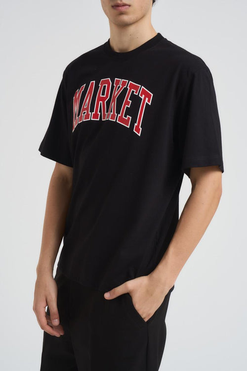 T-shirt uomo girocollo nera - 2