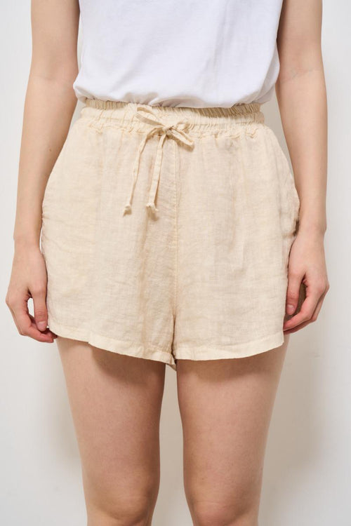 Shorts donna cipria